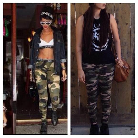 REPOSTING MY Camouflage leggings👌@chroniccarra😍 - Picture 2 of 3