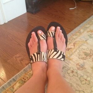 Zebra sandals