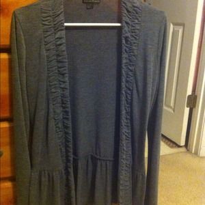 Grey sweater blouse