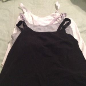 Maternity Nursing camisoles. Black, white and grey