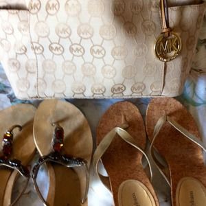 Michael Kors.purse and wallet gently used.