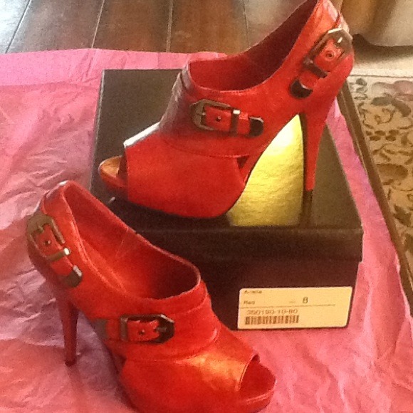 JustFabulous Red Arielle high heel shoes