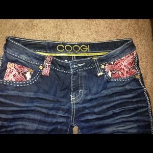 Congo alligator print jeans!
