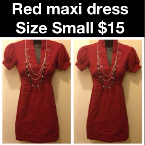 ❤Red plum dress❤