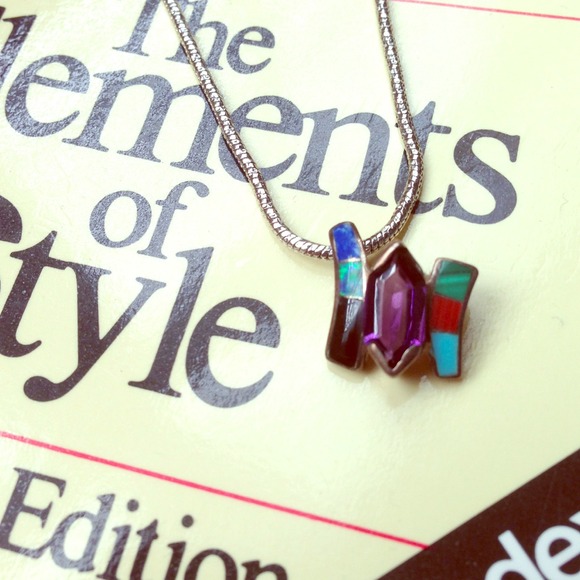 Vintage Semi-Precious Stones Necklace