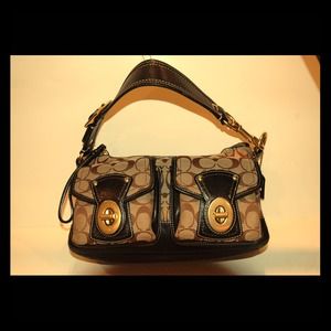 Coach legacy signature bag