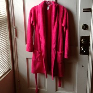 Hot Pink Bathrobe