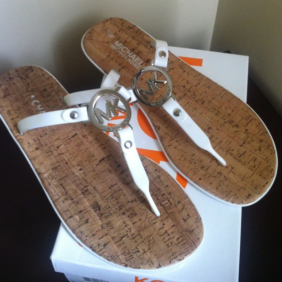 Michael kros white sandals