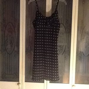 Black Polka Dot Dress! Really Cute!