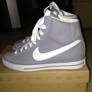 ON HOLD!! Nike Gray High Tops