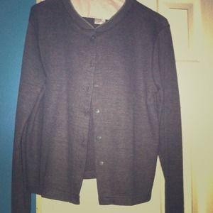 Dark grey cardigan /sweater