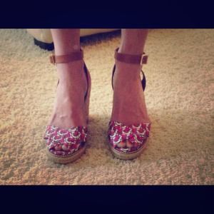Tory Burch wedges-BRAND NEW