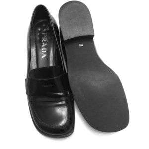 Prada black loafer