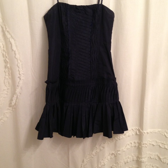 BCBG navy blue dress