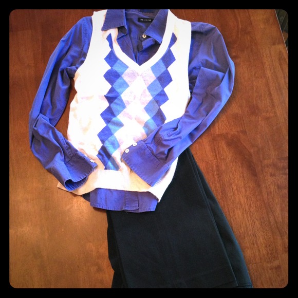 Argyle Sweater vest.