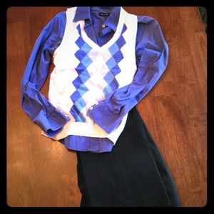 Argyle Sweater vest.