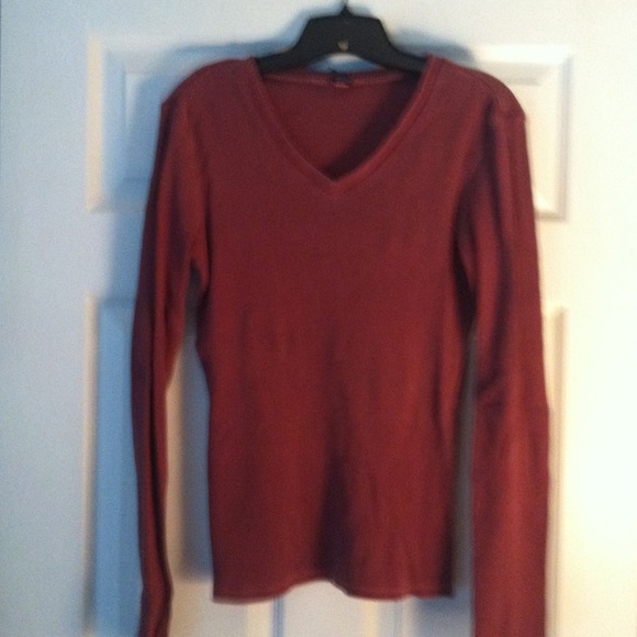 Long sleeve ribbed top