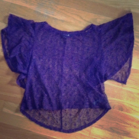 Lace wing shirt