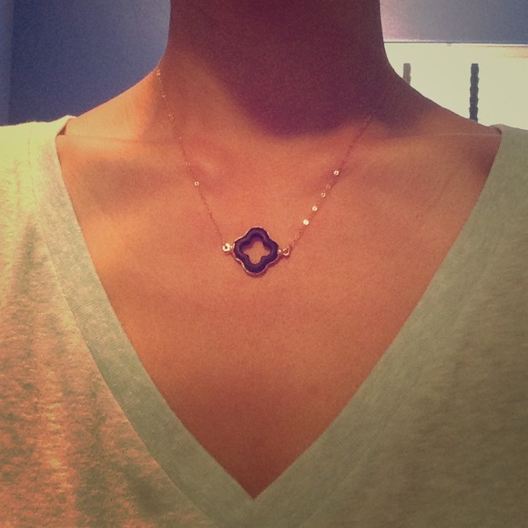 24k gold layered Clover Necklace