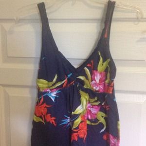 Floral Hollister Tank