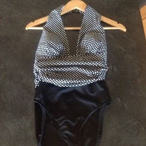 Victoria's secret black & white Magic suit