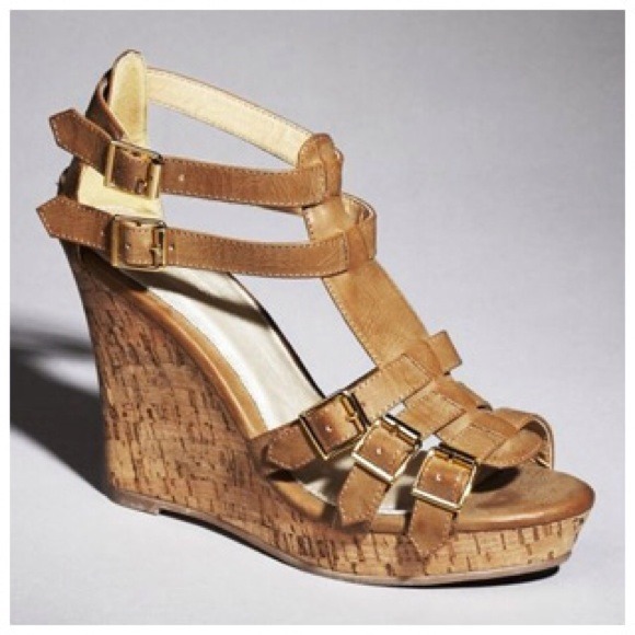 Express Shoes - Express multi-buckle wedge sandals
