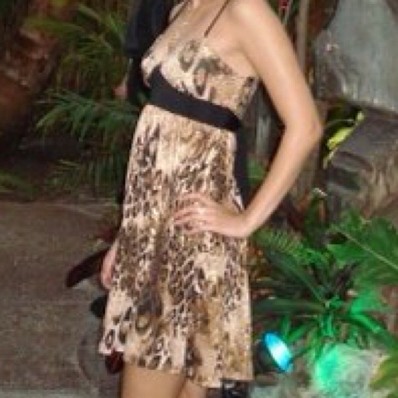 Leopard print dress