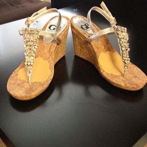 GB wedge dress sandal