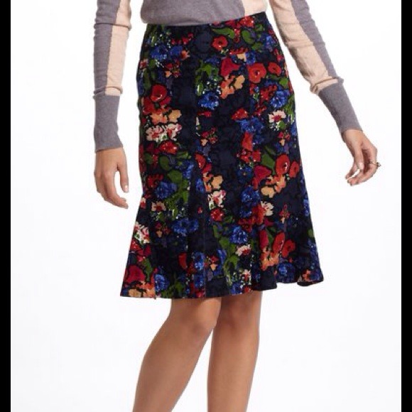 Multicolor nosegay skirt