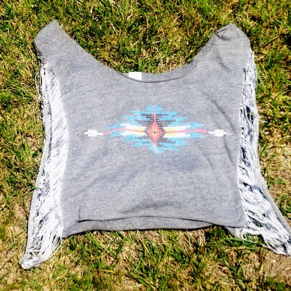 Aztec Crop Top - Picture 2 of 2