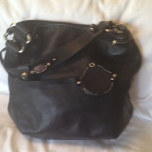 Juicy Couture black leather purse