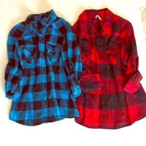 💢Sold💢Blue Plaid shirt