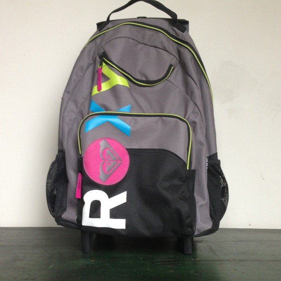 Roxy wheeler school bag