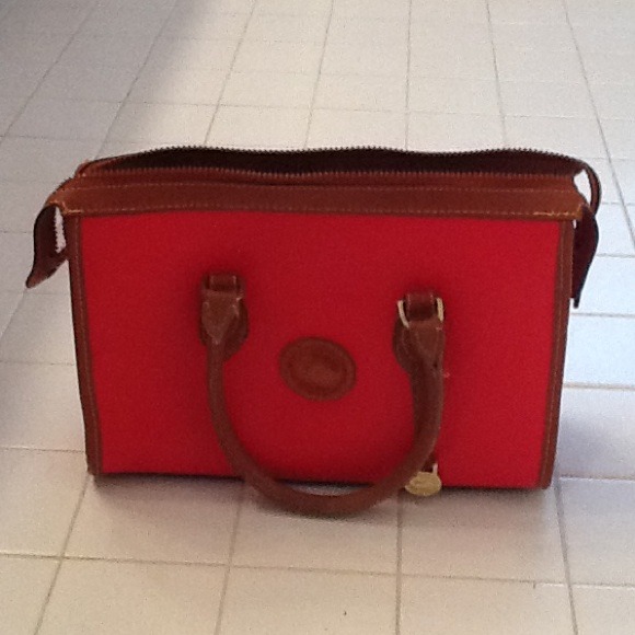 Downey and Burke red purse