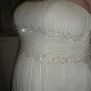 David's Bridal wedding gown and extras!