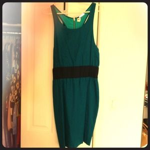 Loeffler Randall zip back teel dress