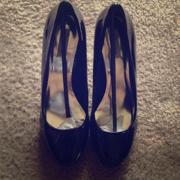 Black heels