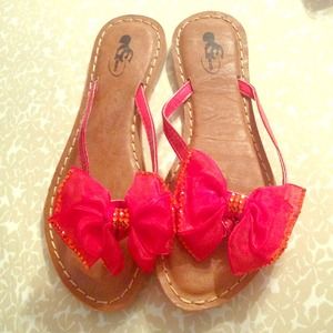 Red Bowtie sandals