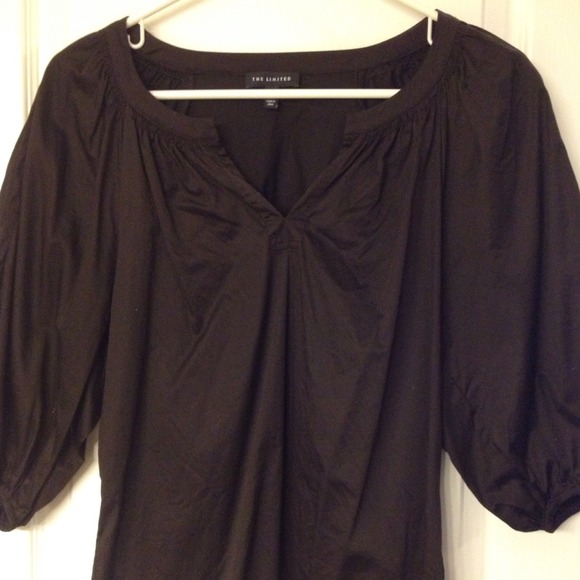 The Limited Dark Chocolate Brown Top