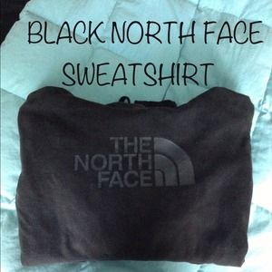 Nice, Black north face sweatshirt!