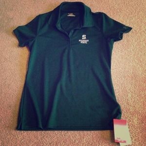 MSU under armor golf shirt