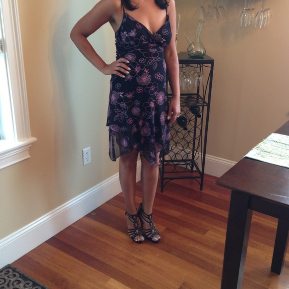 Black and pink Jane Norman party dress