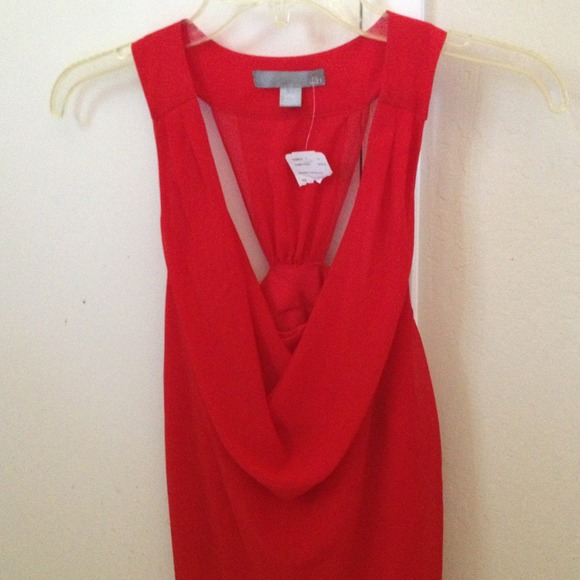 Love Red Sheer Blouse