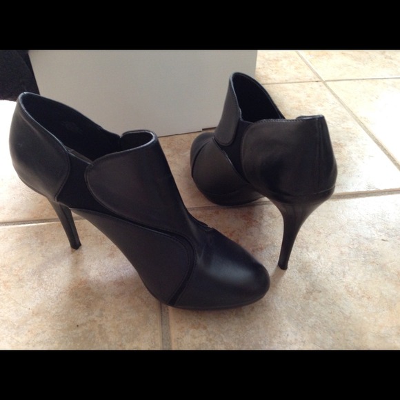 Black short boot heels!