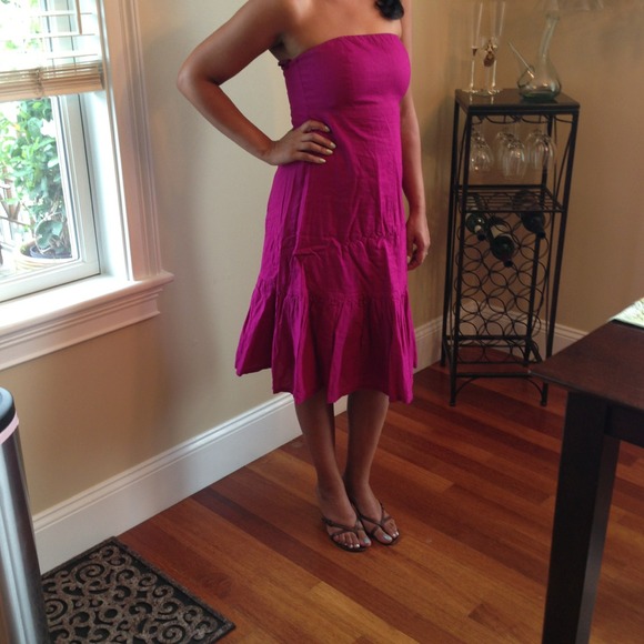 GAP fuchsia summer dress