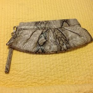 Snake skin clutch wristlet very cute!