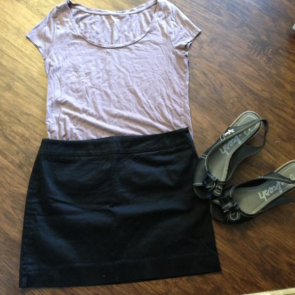 EXPRESS black skirt
