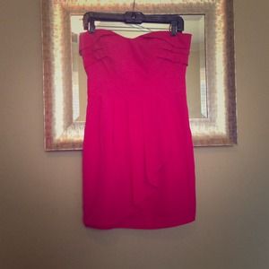 BCBG Hot Pink Cocktail Dress