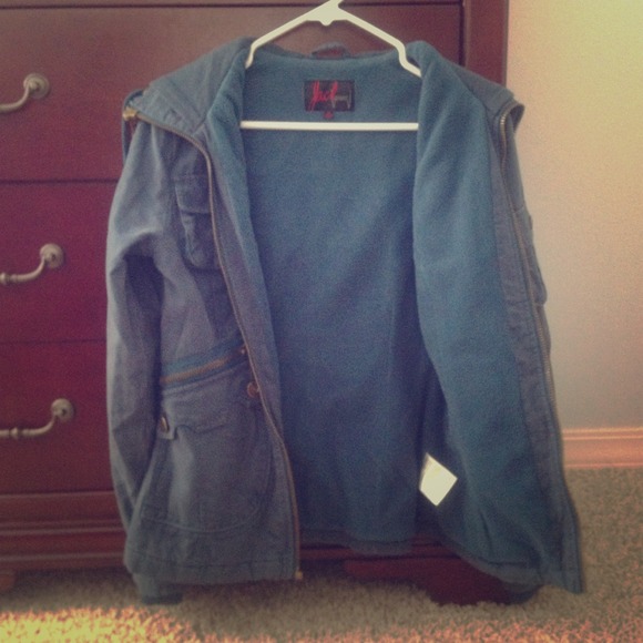 Blue hooded jacket {AS SEEN IN TWILIGHT}