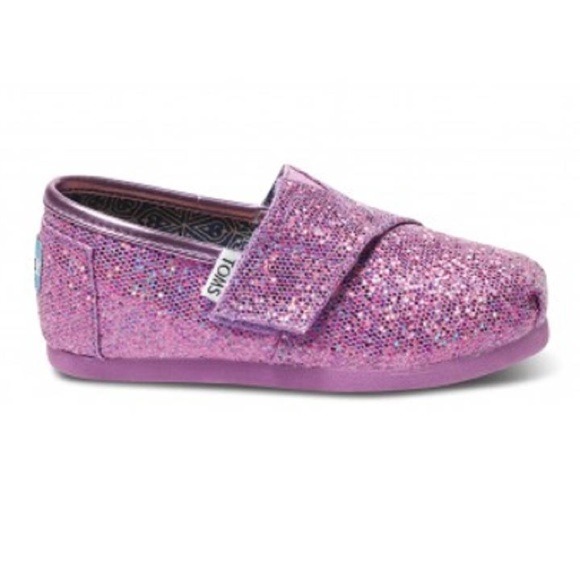 Tiny Toms Lilac Glitter
